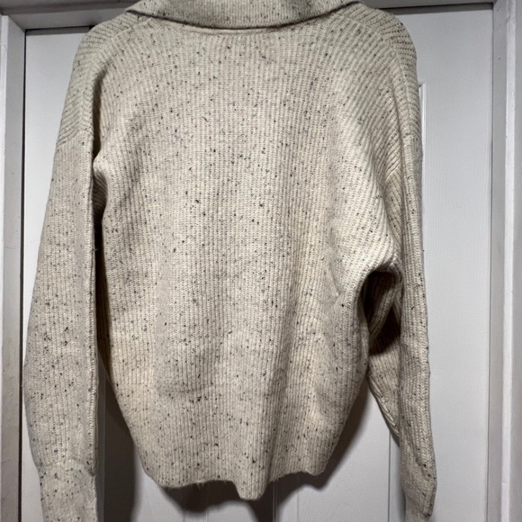 LOFT Flecked Ribbed Collared Sweater - Picture 2 of 6